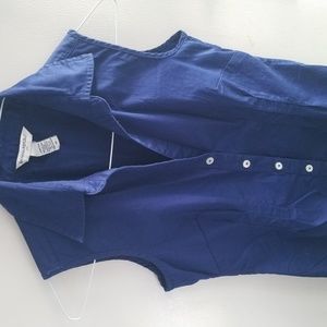 Dark Blue color XS 98% Cotton 2% Spandex Top